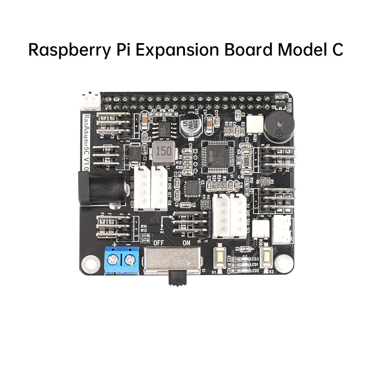 Raspberry Pi 5 Expansion Board, Servo Motor Driver, ROS Robot Manipulator Arm Smart Car Controller Raspberry Pi 5 Expansion Board, Servo Motor Driver, ROS Robot Manipulator Arm Smart Car Controller